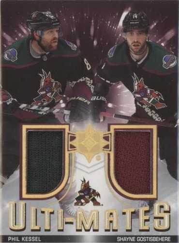 2021-22 Upper Deck Ultimate Collection - Phil Kessel Shayne Gostisbehere #UTM-KG