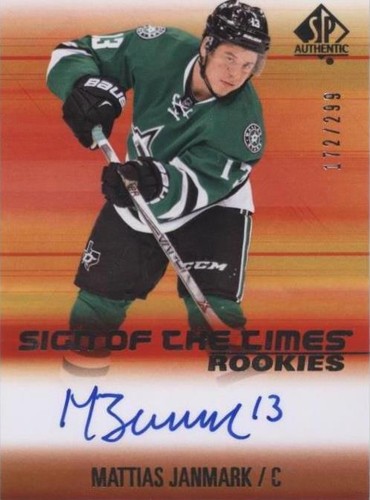2015-16 SP Authentic - Mattias Janmark #SOTR-MJ