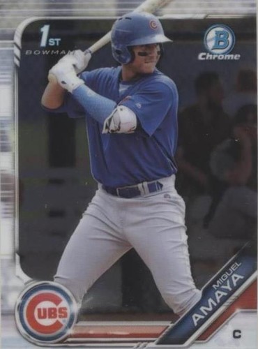 2019 Bowman #BCP-35 Miguel Amaya Chrome Prospects | eBay
