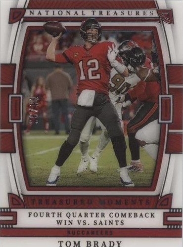 2022 Panini National Treasures Tom Brady #TM-TOB