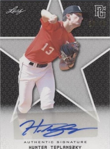 2020 Leaf Perfect Game National Showcase - Hunter Teplansky #BA-HT1