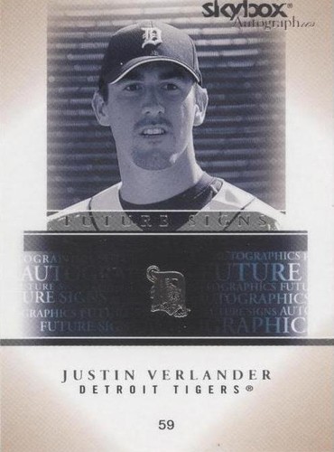 2005 Skybox Autographics - Justin Verlander #16 FS