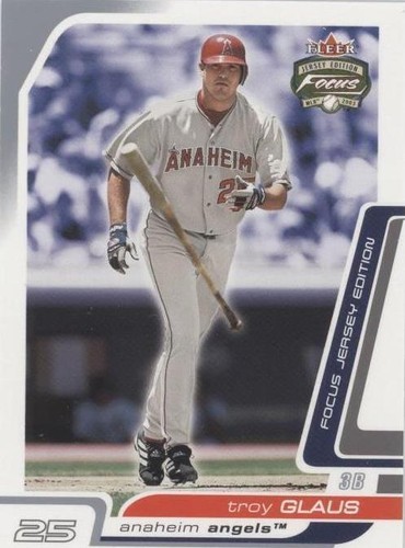 2003 Fleer Focus Jersey Edition - Troy Glaus #48
