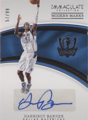 2016-17 Panini Immaculate Collection - Harrison Barnes #MM-HBA