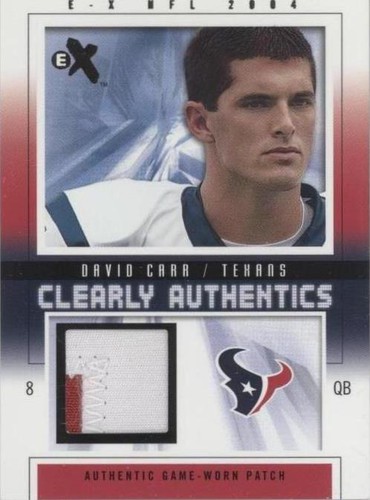 2004 Fleer E-X David Carr #CA-DC