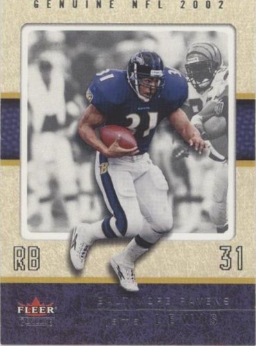 2002 Fleer Genuine Jamal Lewis #66