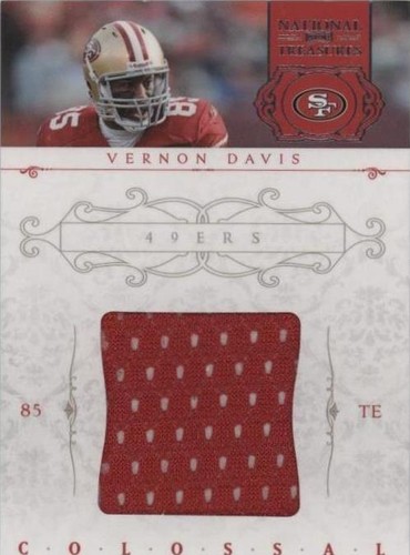 2011 Playoff National Treasures Vernon Davis #30