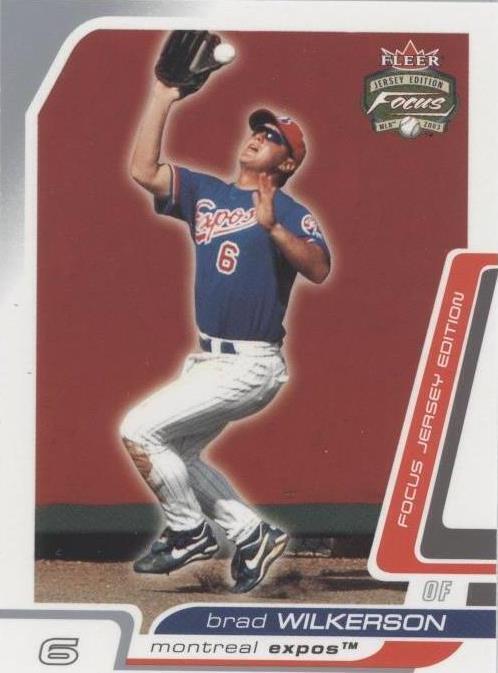2003 Fleer Focus Jersey Edition - Brad Wilkerson #104