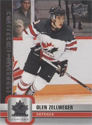 2023 Upper Deck Team Canada Juniors - Olen Zellweger #124