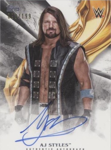 2019 Topps WWE Undisputed - AJ Styles #A-AS