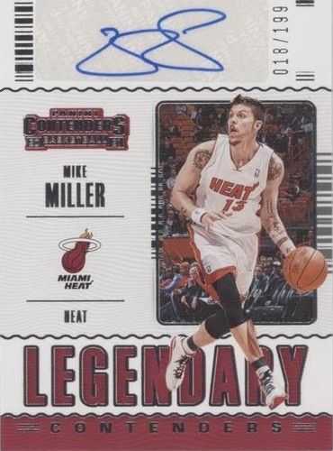 2020-21 Panini Contenders - Mike Miller #LC-MML