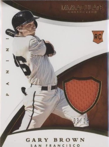 2015 Panini Immaculate Collection - Gary Brown #43