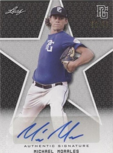 2020 Leaf Perfect Game National Showcase - Michael Morales #BA-MM4