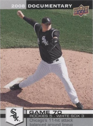 2008 Upper Deck Documentary - Bobby Jenks #1870