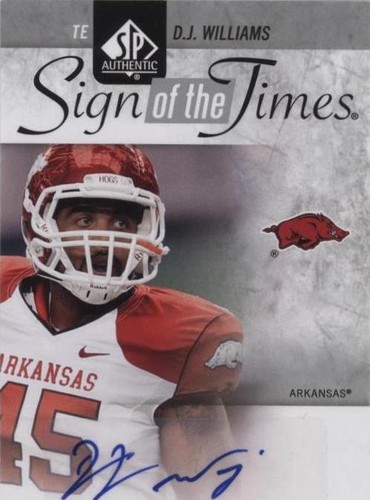 2011 SP Authentic D.J. Williams #ST-DW