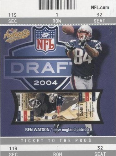 2004 Fleer Authentix Ben Watson #119