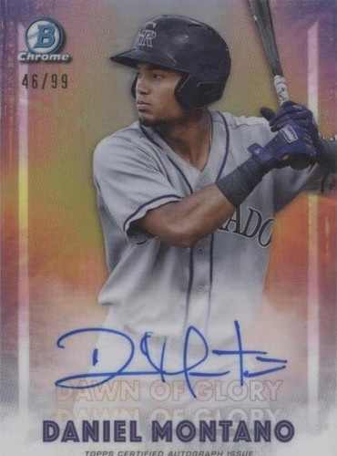 2021 Bowman Chrome - Daniel Montano #DOGA-DM