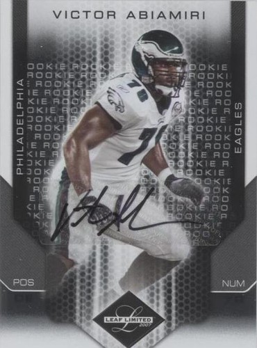 2007 Leaf Limited Victor Abiamiri #268