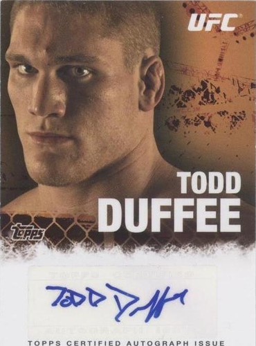 2010 Topps UFC Series 4 - Todd Duffee #FA-TD