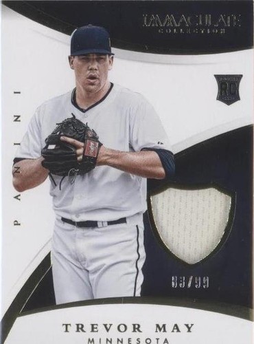 2015 Panini Immaculate Collection - Trevor May #61