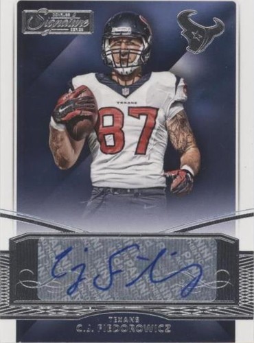 2015 Panini Donruss Signature Series C.J. Fiedorowicz #39