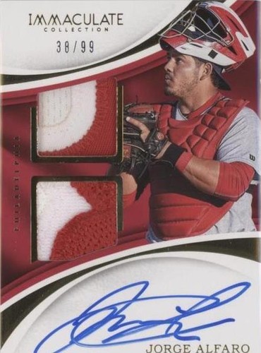 2017 Panini Immaculate Collection - Jorge Alfaro #SPR-JA