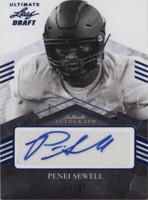 2021 Leaf Ultimate Draft Penei Sewell #PA-PS1