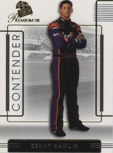 2008 Press Pass Premium - Denny Hamlin #10