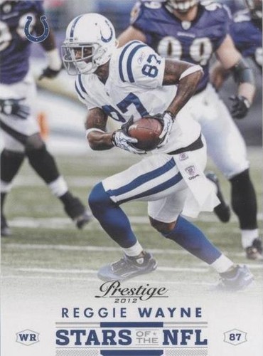 2012 Playoff Prestige Reggie Wayne #48