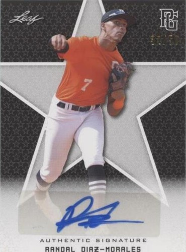 2020 Leaf Perfect Game National Showcase - Randal Diaz-Morales #BA-RDM