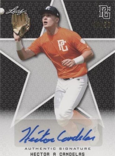 2020 Leaf Perfect Game National Showcase - Hector A. Candelas #BA-HC1