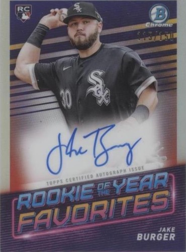 2022 Bowman - Jake Burger #ROYF-JBR
