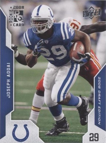 2008 Upper Deck Draft Edition Joseph Addai #147