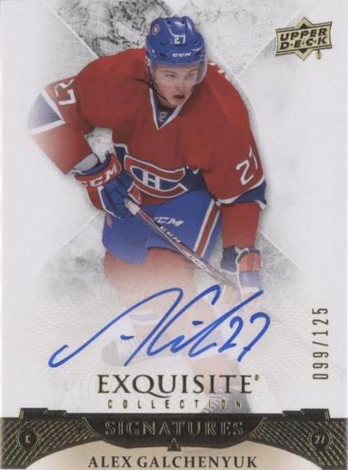 2015-16 Upper Deck Ice - Alex Galchenyuk #ES-AG