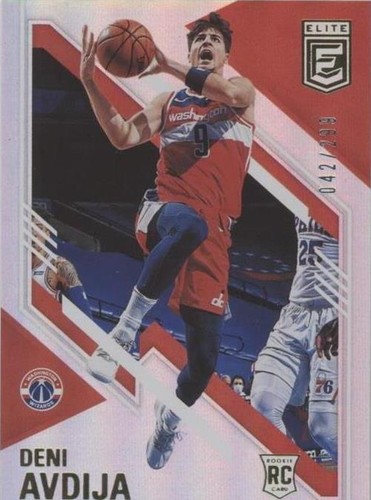 2020-21 Donruss #205 Deni Avdija Holo Red and Gold Laser