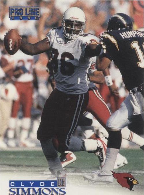 1996 Pro Line Clyde Simmons #207