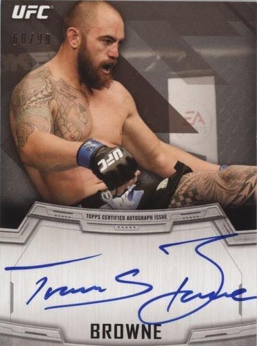 2014 Topps UFC Knockout - Travis Browne #KA-TB