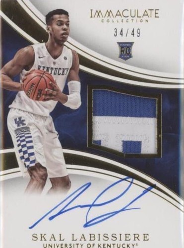 2016-17 Panini Immaculate Collection Collegiate - Skal Labissiere #54
