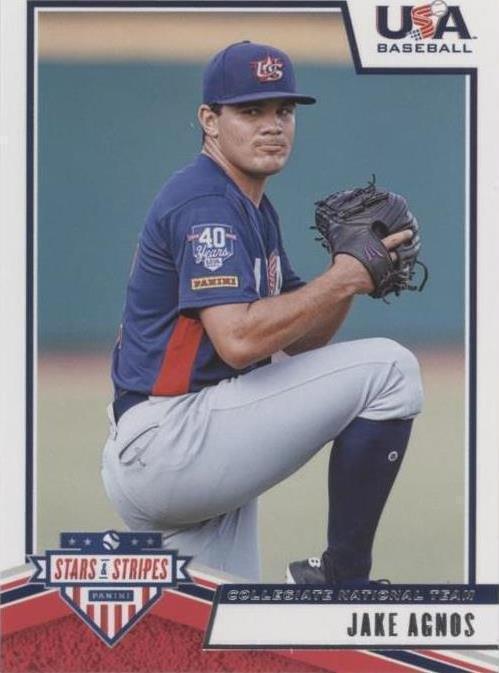 2019 Panini USA Baseball Stars & Stripes - Jake Agnos #25