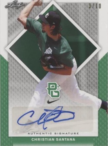 2016 Leaf Perfect Game National Showcase - Christian Santana #BA-239