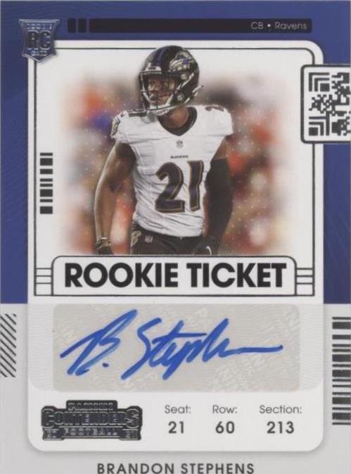 2021 Panini Contenders Brandon Stephens #197
