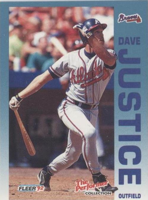 Fleer the Performer Collection 1992 - David Justice #8