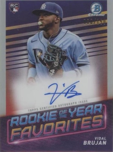 2022 Bowman - Vidal Brujan #ROYF-VB
