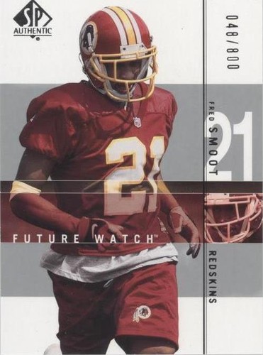 2001 SP Authentic Fred Smoot #179