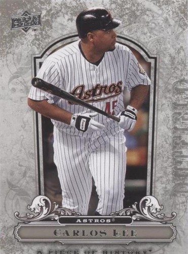 2008 Upper Deck A Piece of History - Carlos Lee #42
