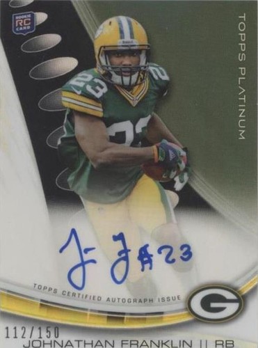 2013 Topps Platinum Johnathan Franklin #A-JF