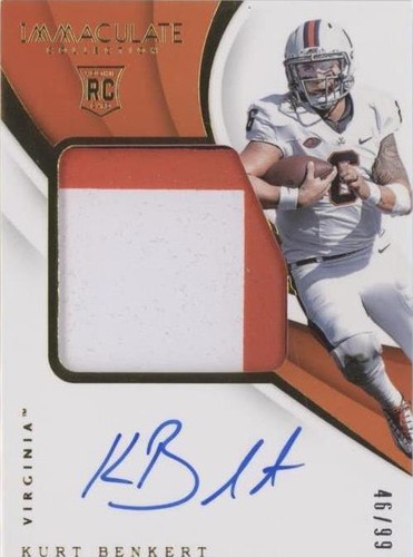 2018 Panini Immaculate Collection Collegiate Kurt Benkert #148