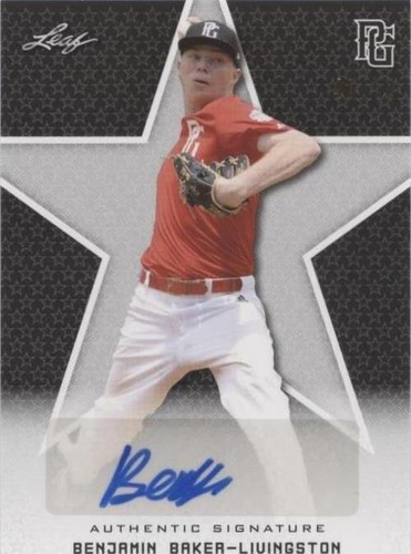 2020 Leaf Perfect Game National Showcase - Benjamin Baker-Livingston #BA-BBL