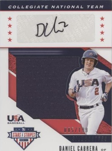 2019 Panini USA Baseball Stars & Stripes - Daniel Cabrera #USA-AY