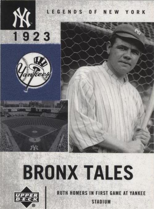2001 Upper Deck Legends of New York - Babe Ruth #126